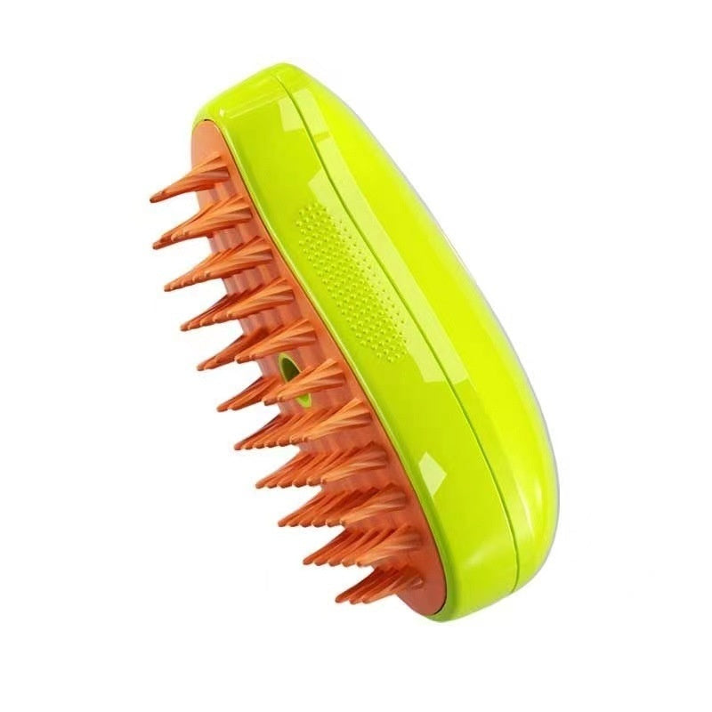 3-in-1 Pet Steam Brush – Grooming, Massage & Hair Removal