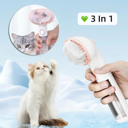 3 In 1 Pet Steam Brush Remover Loss Hair