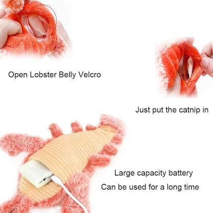 Flopping Cat & Dog Toy – USB Rechargeable, Catnip-Infused & Washable